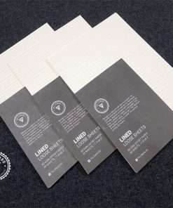 Size: 11.4"X8.3" 30 Sheets in 01 Packet Paper: 80gsm Offset Paper Page Style: Lined Pages