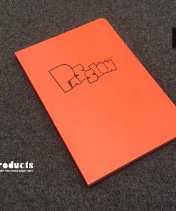 NB025 (Red): Medium Size Colored Paper Lined Pages Notebook - 01 Pc