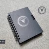 TM048 (S): Small Size Black Paper Grid Pages Notebook - 01 Pc