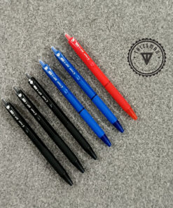 Pilot - BP1RT Fine 0.7mm Black, Blue & Red Ball Pen - 06 Pcs Set