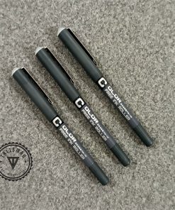 You Ping 0.5mm Liquid Type Black Gel Pen - 03 Pcs Set