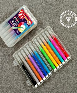 Leto Multi-color Brush Pen - 12 Pcs Set