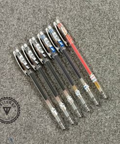 ZHI XIN G-2501 0.5mm Black, Blue & Red Gel Pen - 06 Pcs Set