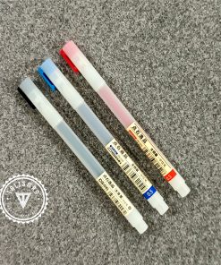 DIANSHI DS-200 0.5mm Black, Blue & Red Gel Pen - 03 Pcs Set