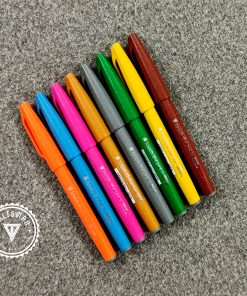 Pentel SES15C Multi-color Brush Pen - 08 Pcs Set