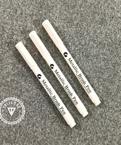 AMAK A266 White Metallic Brush Pen - 01 Pc