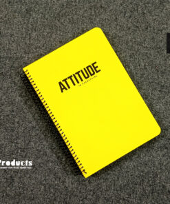 NB001 (Yellow): Medium Size Blank Pages Notebook - 01 Pc