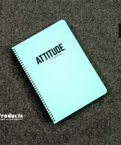 NB001 (Blue): Medium Size Blank Pages Notebook - 01 Pc