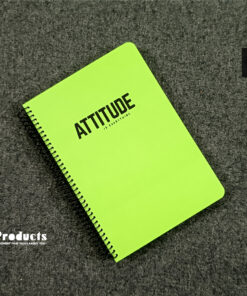 NB001 (Green): Medium Size Blank Pages Notebook - 01 Pc